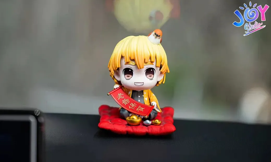 Chinese New Year Ver. Agatsuma Zenitsu - Demon Slayer: Kimetsu no Yaiba Resin Statue - JOY Studio