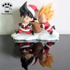 Christmas Brothers Son Goku & Vegeta - Dragon Ball Resin Statue - Panda Studio