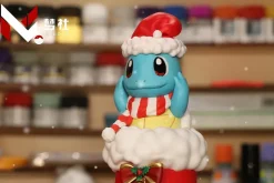 Christmas Series Gunnysack Pikachu & Christmas Shoes Squirtle - Pokemon Resin Statue - MengShe Studio