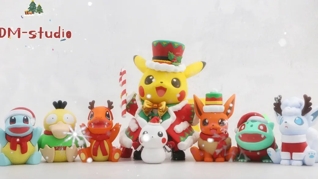Christmas Series Pokemon - Pokemon Resin Statue - DM Studios