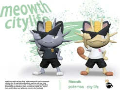 City Life Meowth - Pokemon Resin Statue - FeiMaoYangRi Studio