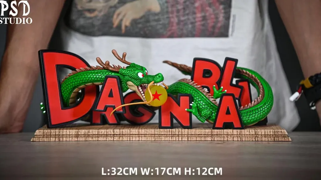 Classic Title Page Shenron Ornaments - Dragon Ball Resin Statue - PSD Studios