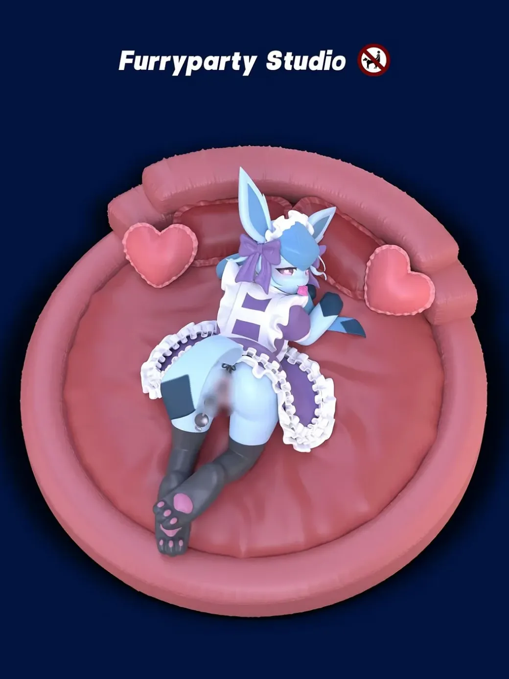 Climax Glaceon - Pokemon Resin Statue - FurryParty Studio