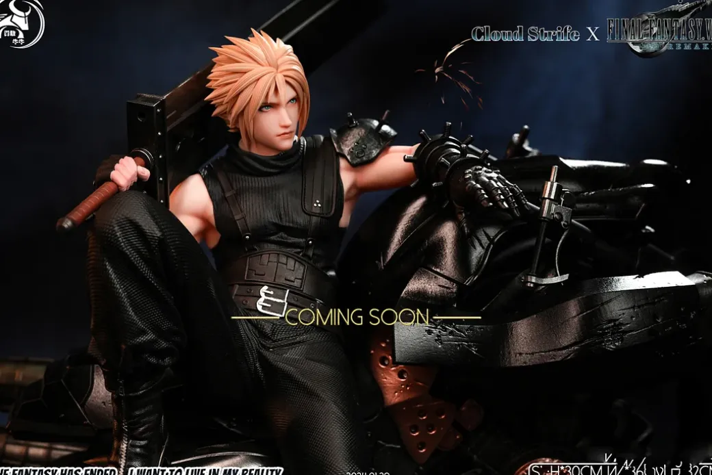 Cloud Strife - (FF7) Final Fantasy VII Resin Statue - YGNN Studio