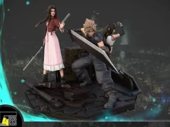 Cloud Strife, Tifa Lockheart & Aerith Gainsborough - (FF7) Final Fantasy VII Resin Statue - F4 Studios