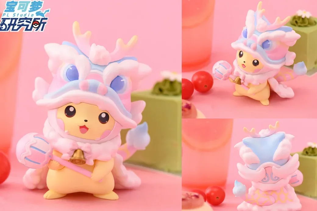 8CM Dragon Dance Cosplay Pikachu - Pokemon Resin Statue - PL Studios