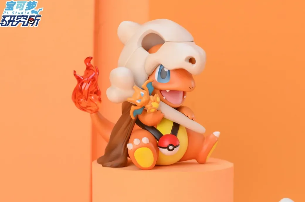 8CM Halloween Cubone Cosplay Charmander - Pokemon Resin Statue - PL Studios