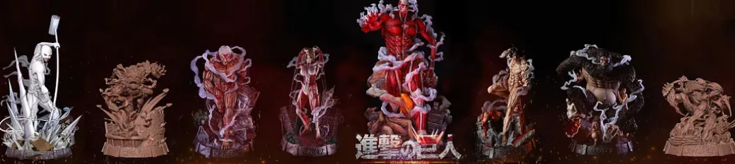 Colossal Titan with LED - Attack On Titan Resin Statue - Giant Studio