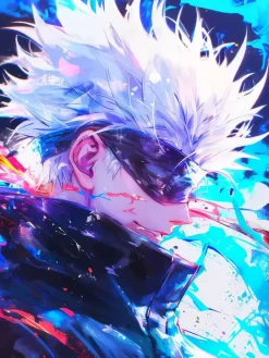 Colourful Ver. Satoru Gojo Decorative Painting - Jujutsu Kaisen - Xingkong Studio