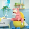 Constipate Slowpoke - Pokemon Statue - BBD-Studios