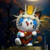 Cosplay Series 002 Doraemon Meowth -  Doraemon Pokemon Statue - Kipi Studio