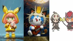 Cosplay Series 002 Doraemon Meowth -  Doraemon Pokemon Statue - Kipi Studio