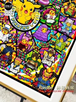 Cross-dressing Series 004 Cosplay Pikachu Aluminum Alloy Wall-mounted ver. Decoration Painting - Pokemon Decorative Painting - Mystical Art Studios
