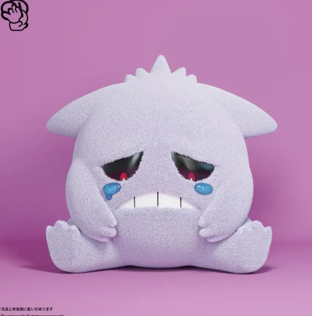 Crying Gengar - Pokemon Resin Statue - MengWanWu Studio
