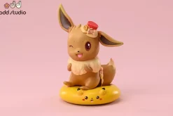 Cushion Series 003 Sitting Eevee & 004 Sitting Pikachu - Pokemon Resin Statue - odd Studio