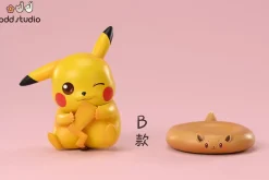 Cushion Series 003 Sitting Eevee & 004 Sitting Pikachu - Pokemon Resin Statue - odd Studio