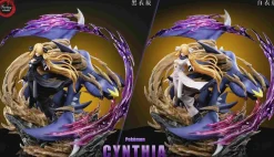 Cynthia & Garchomp – Pokemon Resin Statue – Fantasy Studios