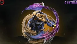 Cynthia & Garchomp – Pokemon Resin Statue – Fantasy Studios