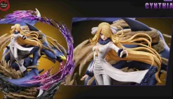 Cynthia & Garchomp – Pokemon Resin Statue – Fantasy Studios