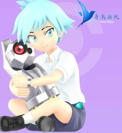Cynthia & Gible & Steven Stone & Beldum - Pokemon Resin Statue - QN Studios