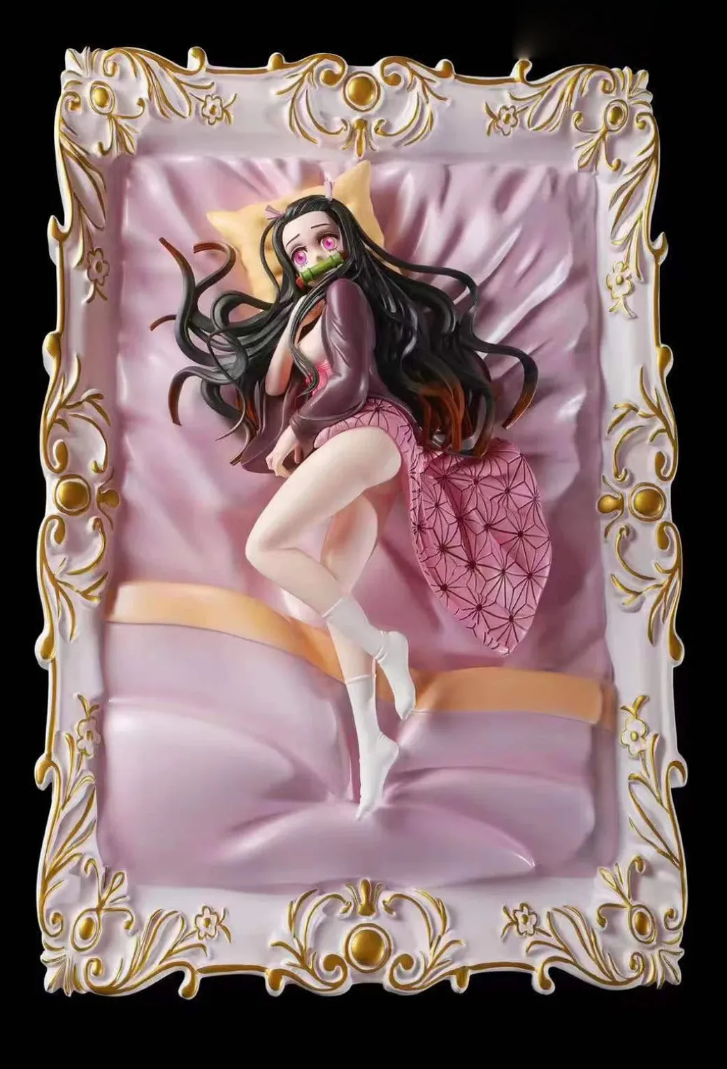 3D Decoration Frame Kamado Nezuko - Demon Slayer: Kimetsu No Yaiba Resin Statue - Local Studios