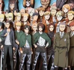 3D Decorative Paint of All Characters of Attack On Titan - Attack On Titan - Kalahome