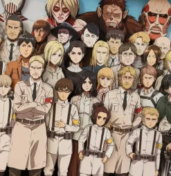 3D Decorative Paint of All Characters of Attack On Titan - Attack On Titan - Kalahome