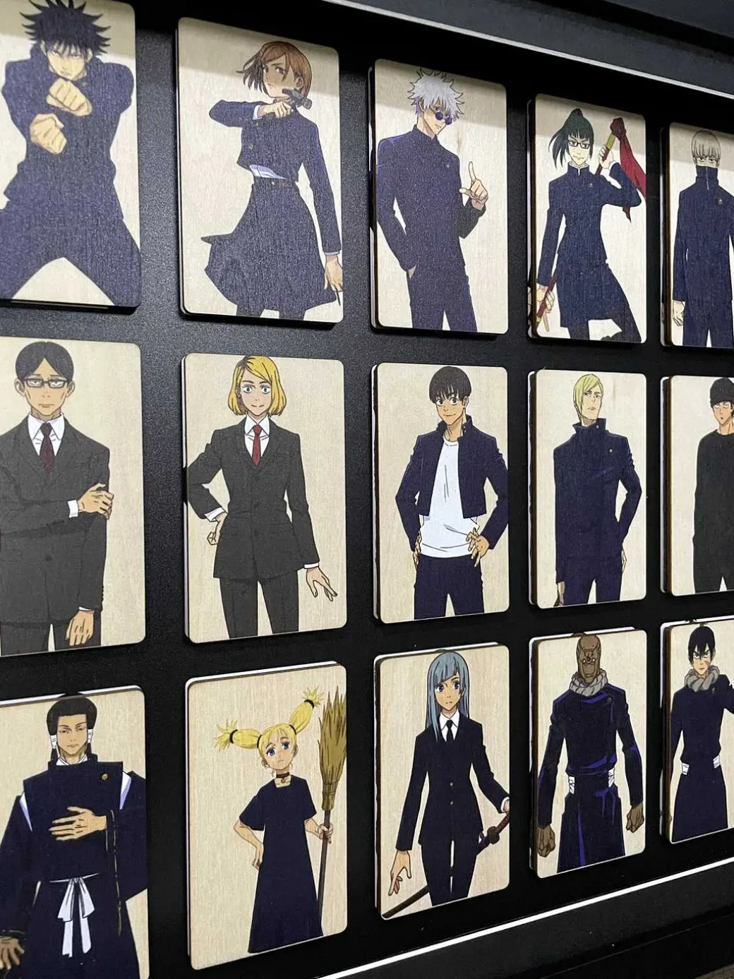 3D Decorative Paint of Characters of Tokyo Metropolitan Curse Technical College - Jujutsu Kaisen Decorative Painting - Mystical Art Studios