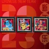 3D Decorative Paint of Chinese New Year 2023 Pokemon - Pokemon Decorative Painting - Mystical Art Studios