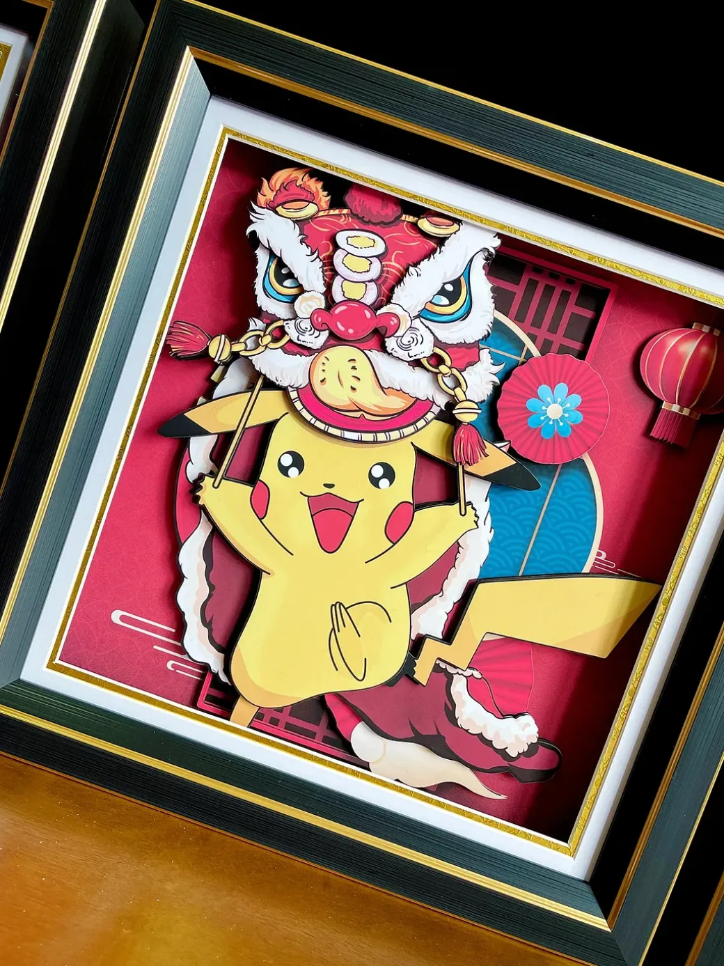 3D Decorative Paint of Chinese New Year 2023 Pokemon - Pokemon Decorative Painting - Mystical Art Studios