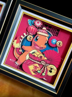 3D Decorative Paint of Chinese New Year 2023 Pokemon - Pokemon Decorative Painting - Mystical Art Studios