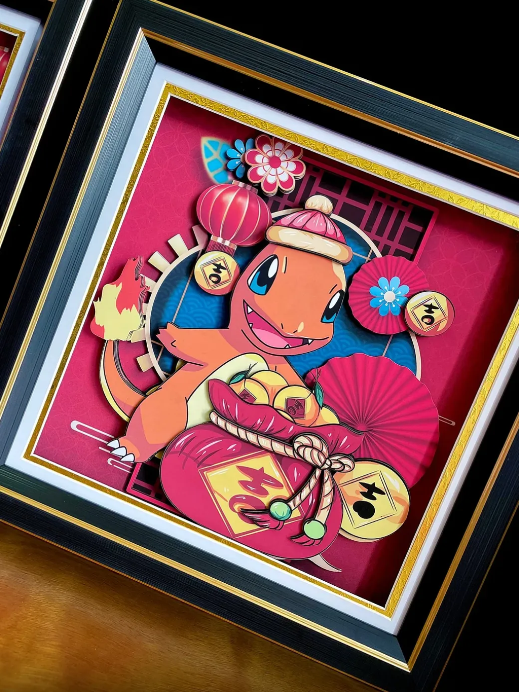 3D Decorative Paint of Chinese New Year 2023 Pokemon - Pokemon Decorative Painting - Mystical Art Studios