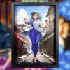 3D Decorative Paint of Chun-Li - Street Fighter Decorative Painting - momo Studio
