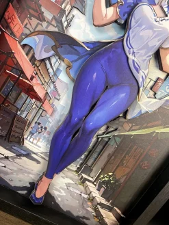 3D Decorative Paint of Chun-Li - Street Fighter Decorative Painting - momo Studio