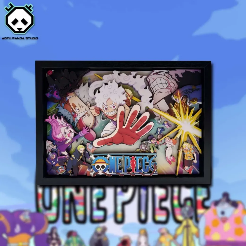 3D Decorative Paint of Egghead Arc - ONE PIECE Decorative Painting - AoTu Panda Studio