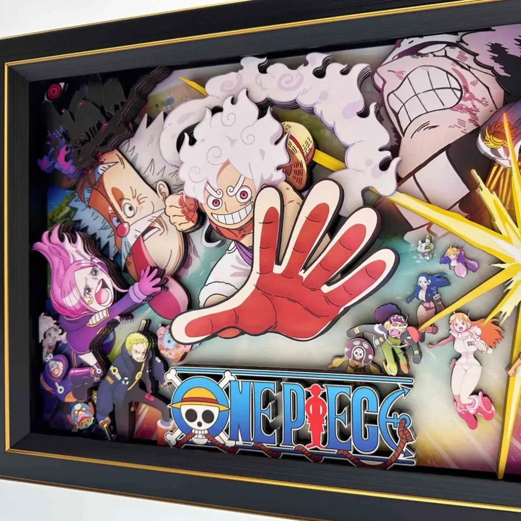 3D Decorative Paint of Egghead Arc - ONE PIECE Decorative Painting - AoTu Panda Studio