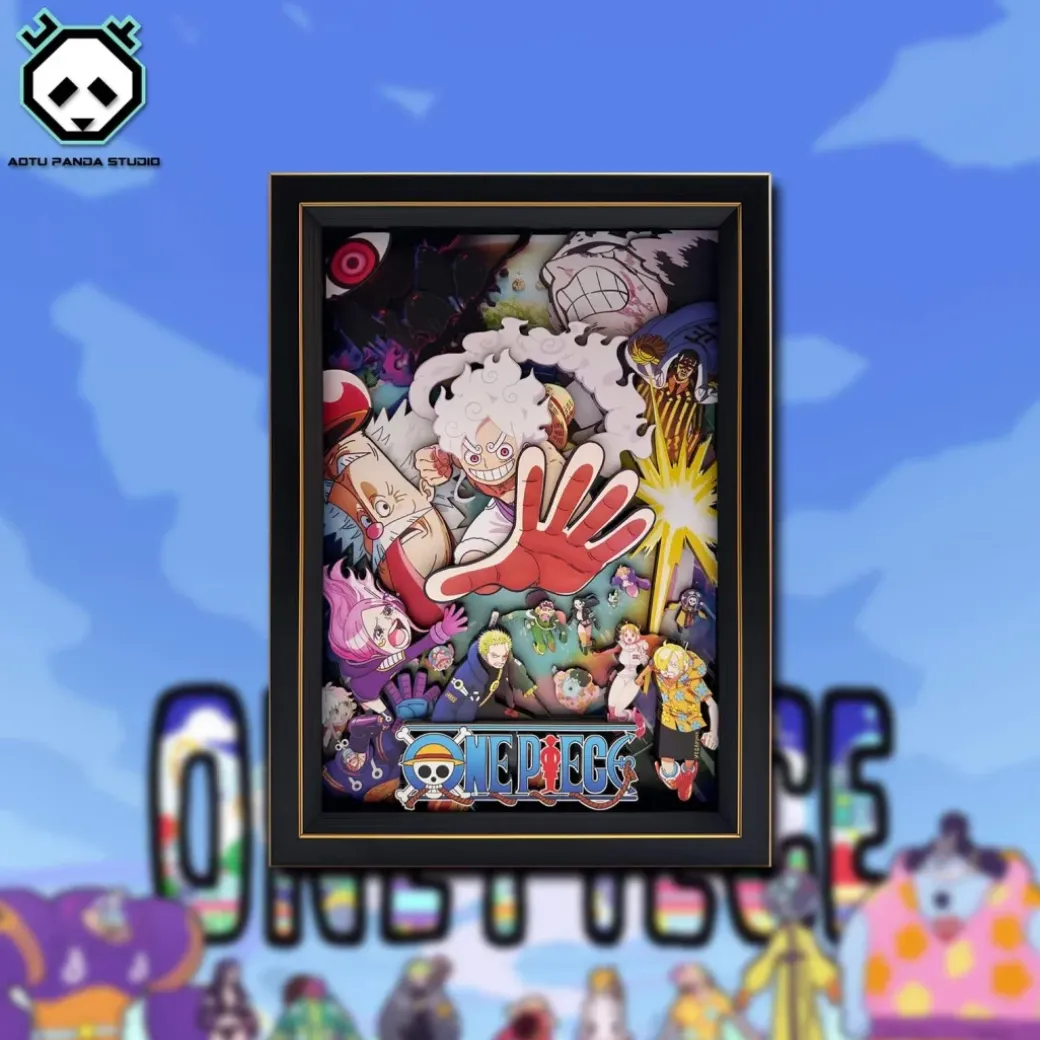 3D Decorative Paint of Egghead Arc - ONE PIECE Decorative Painting - AoTu Panda Studio