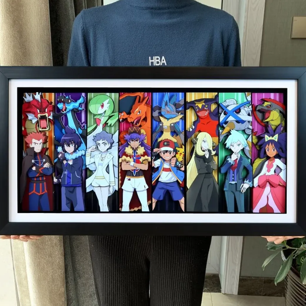 3D Decorative Paint of Eight Master - Pokemon - Kalahome