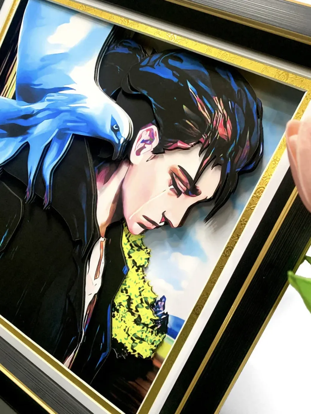 3D Decorative Paint of Eren Yeager - Attack On Titan Decorative Painting - momo Studio