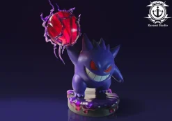 3D Decorative Paint of Gengar Family & Shadow Ball Gengar - Pokemon Resin Statue - Karami Studio