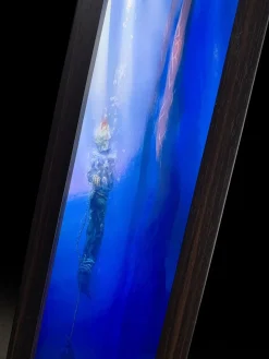 3D Decorative Paint of Light Guide Transformation Monkey D. Luffy & Vinsmoke Sanji with LED - ONE PIECE Decorative Painting - momo Studio