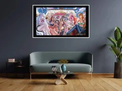 3D Decorative Paint of Pirates Beauties Group Photo - ONE PIECE Decorative Painting - ManJieZou Studio