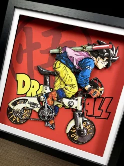 3D Decorative Paint of Son Goku & Master Roshi - Dragon Ball Decorative Painting - momo Studio