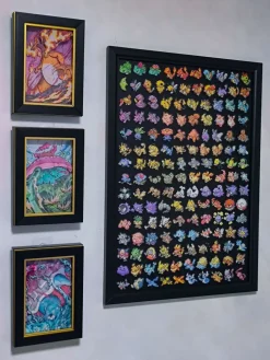 3D Decorative Painting & Card Carving of Bulbasaur & Charizard & Squirtle Squad - Pokemon - ManShang Studio