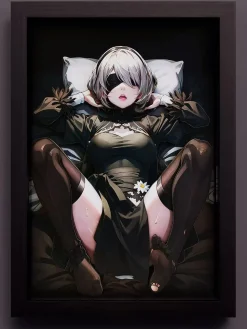 3D Decorative Painting of YoRHa No.2 Type B - Nier: Automata - WuMiao Studio