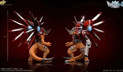Daimon Masaru & Agumon (S) & Rize Greymon & Shine Greymon - Digimon Resin Statue - T1 Studio