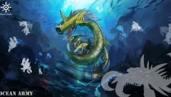 Dark Master Dark Ocean Series MetalSeadramon - Digimon Resin Statue - Genesis-Studio
