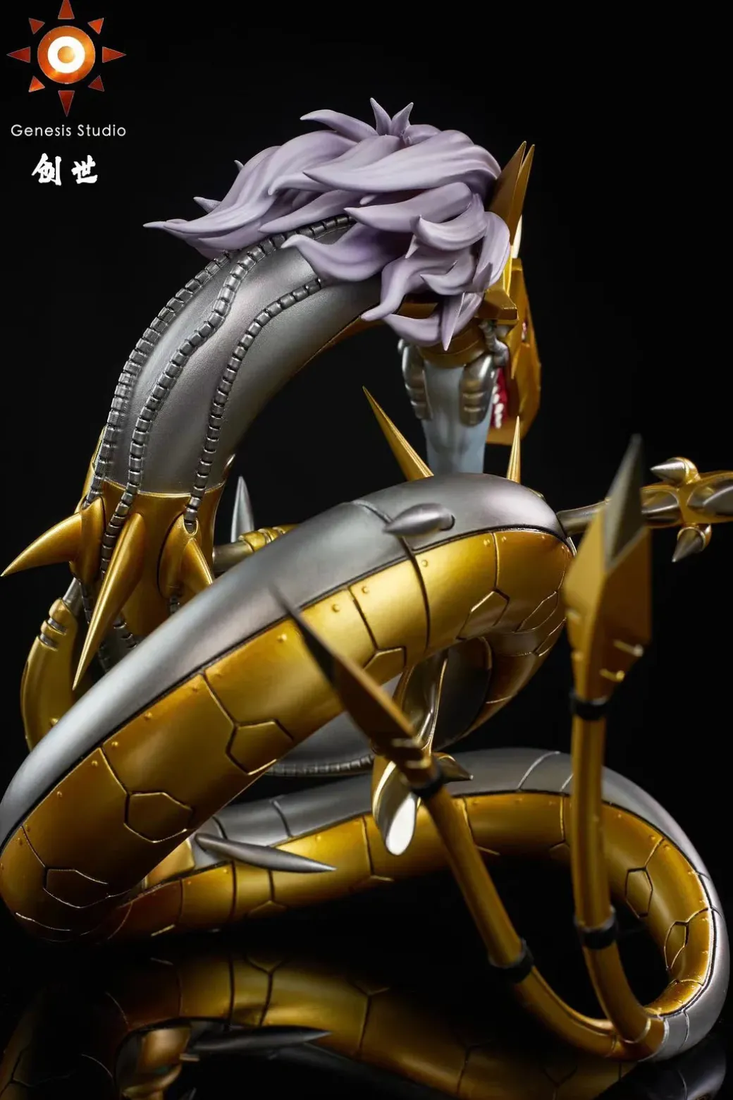 Dark Master Dark Ocean Series MetalSeadramon - Digimon Resin Statue - Genesis-Studio