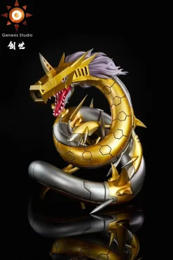 Dark Master Dark Ocean Series MetalSeadramon - Digimon Resin Statue - Genesis-Studio