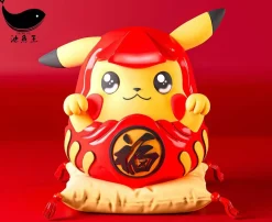 Daruma Cosplay Pikachu - Pokemon Resin Statue - Shima Aji Studio